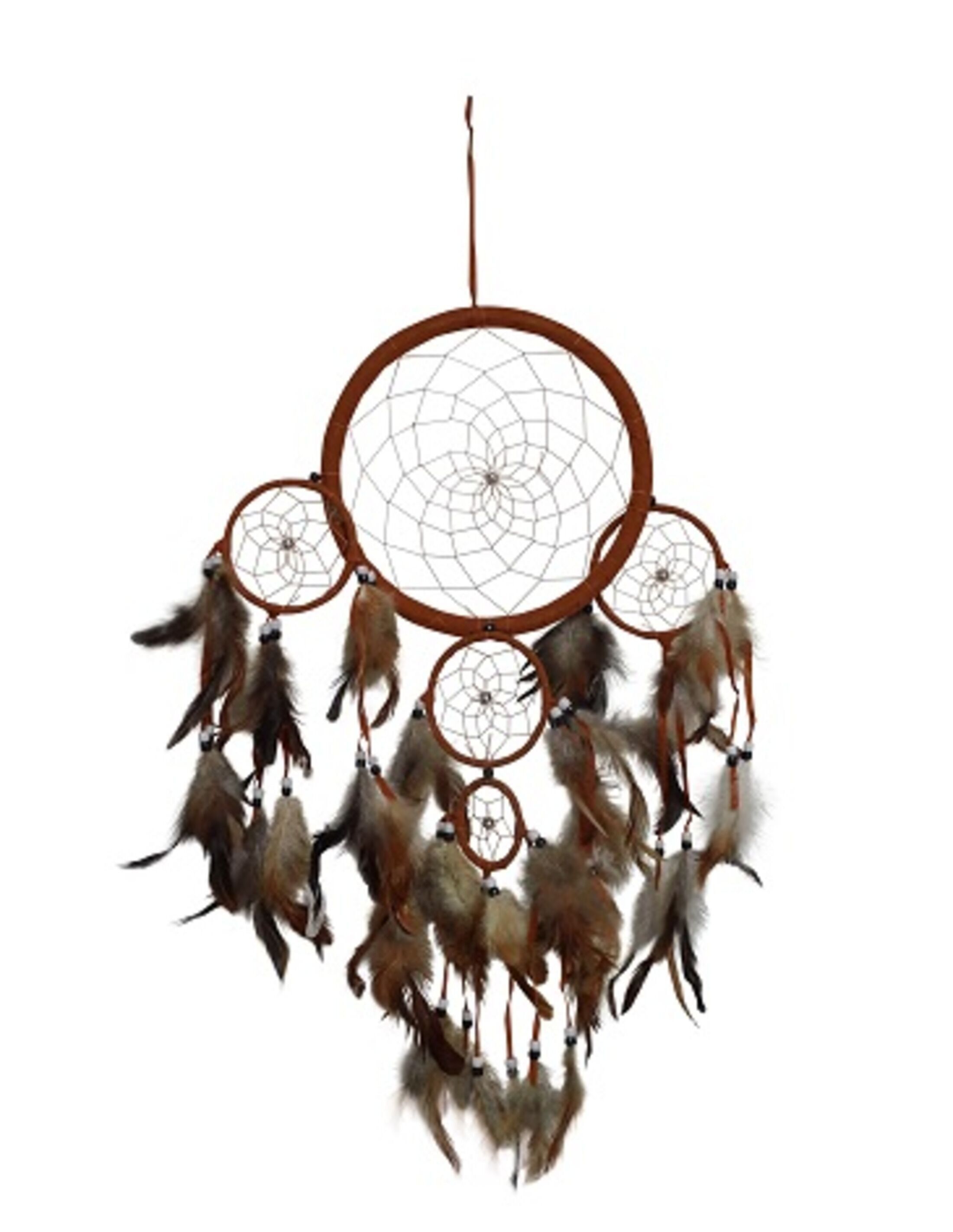 Acchiappasogni 22 cm marrone chiaro