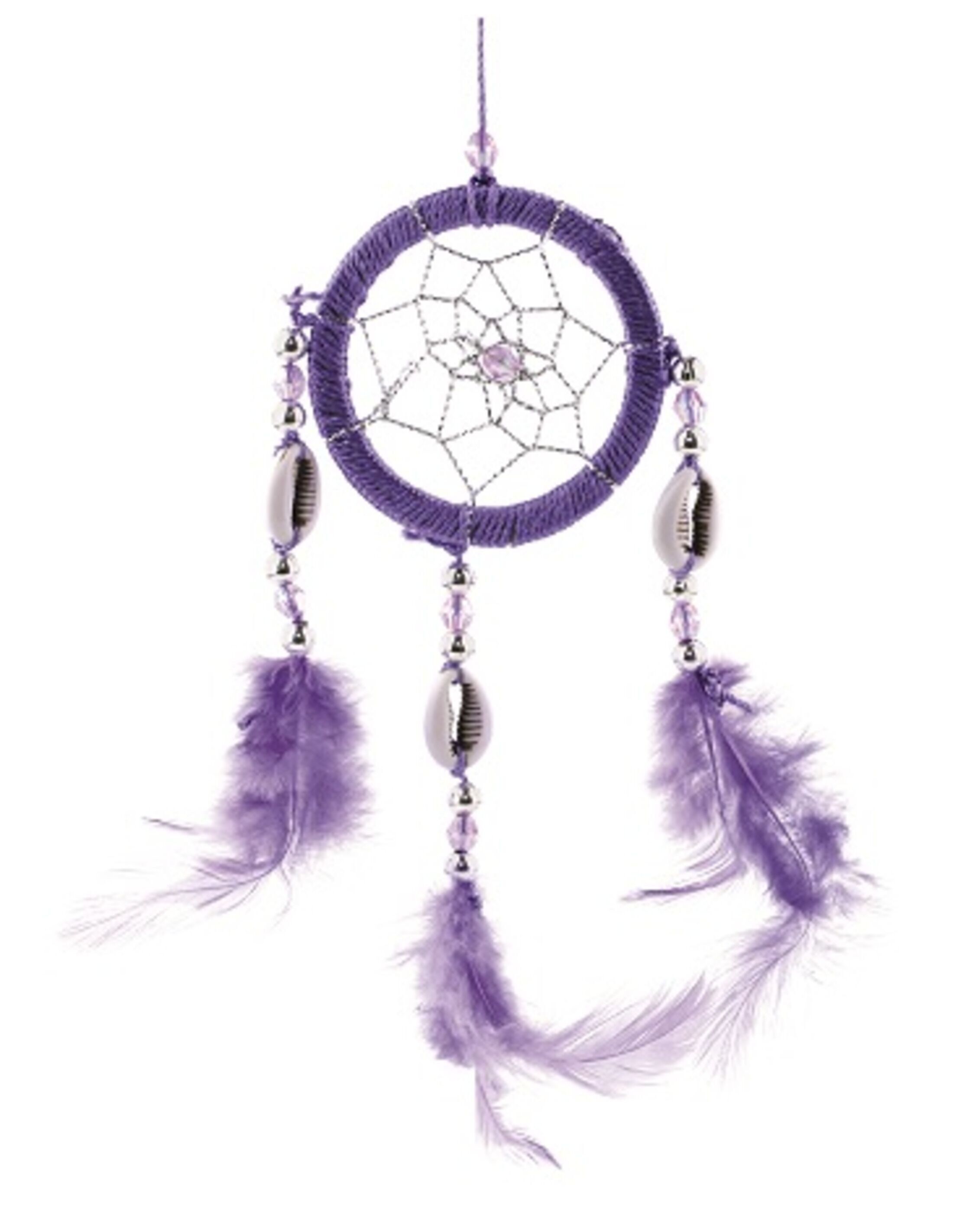 Acchiappasogni 5 cm, conchiglie viola