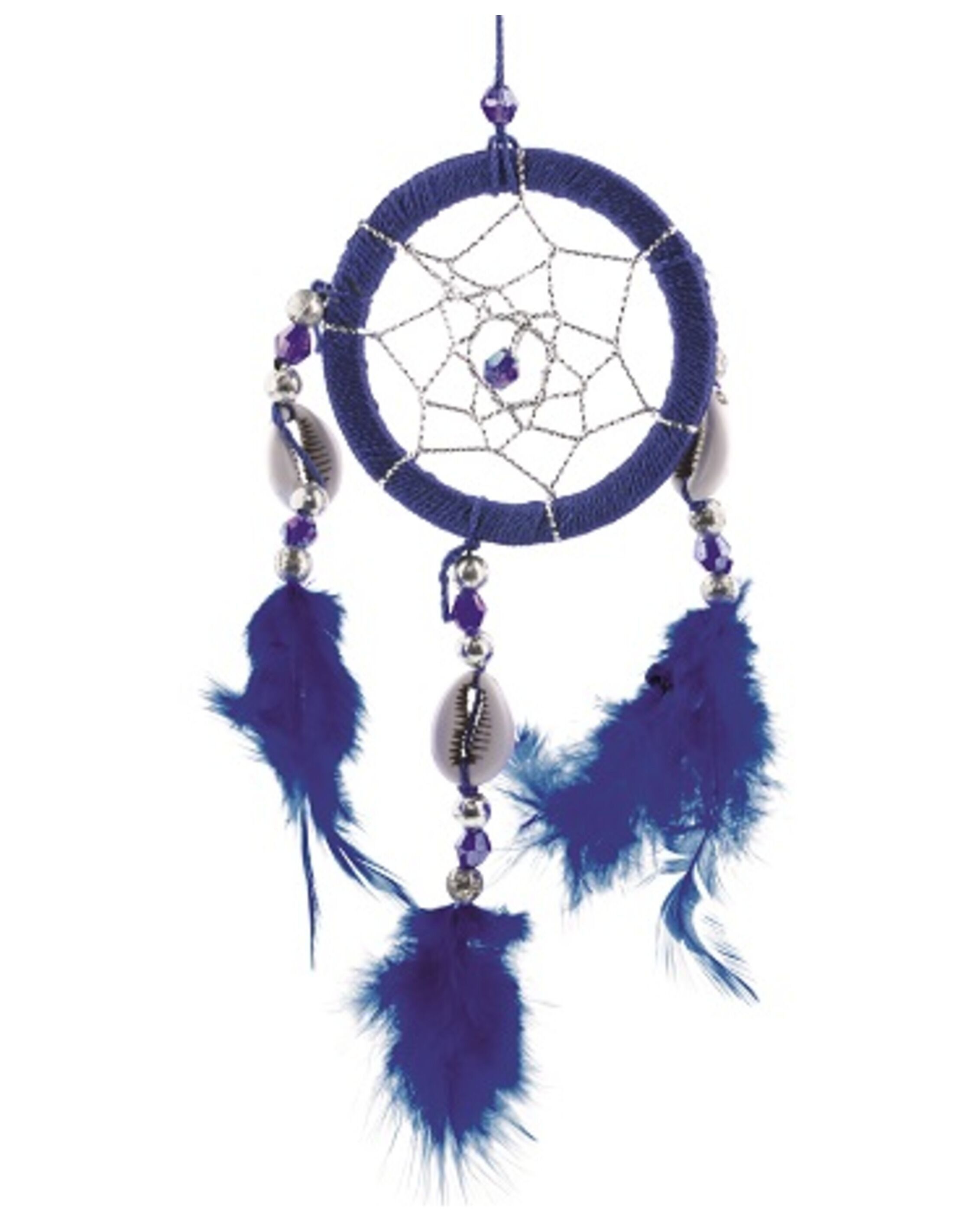 Acchiappasogni 5 cm, conchiglie blu scuro