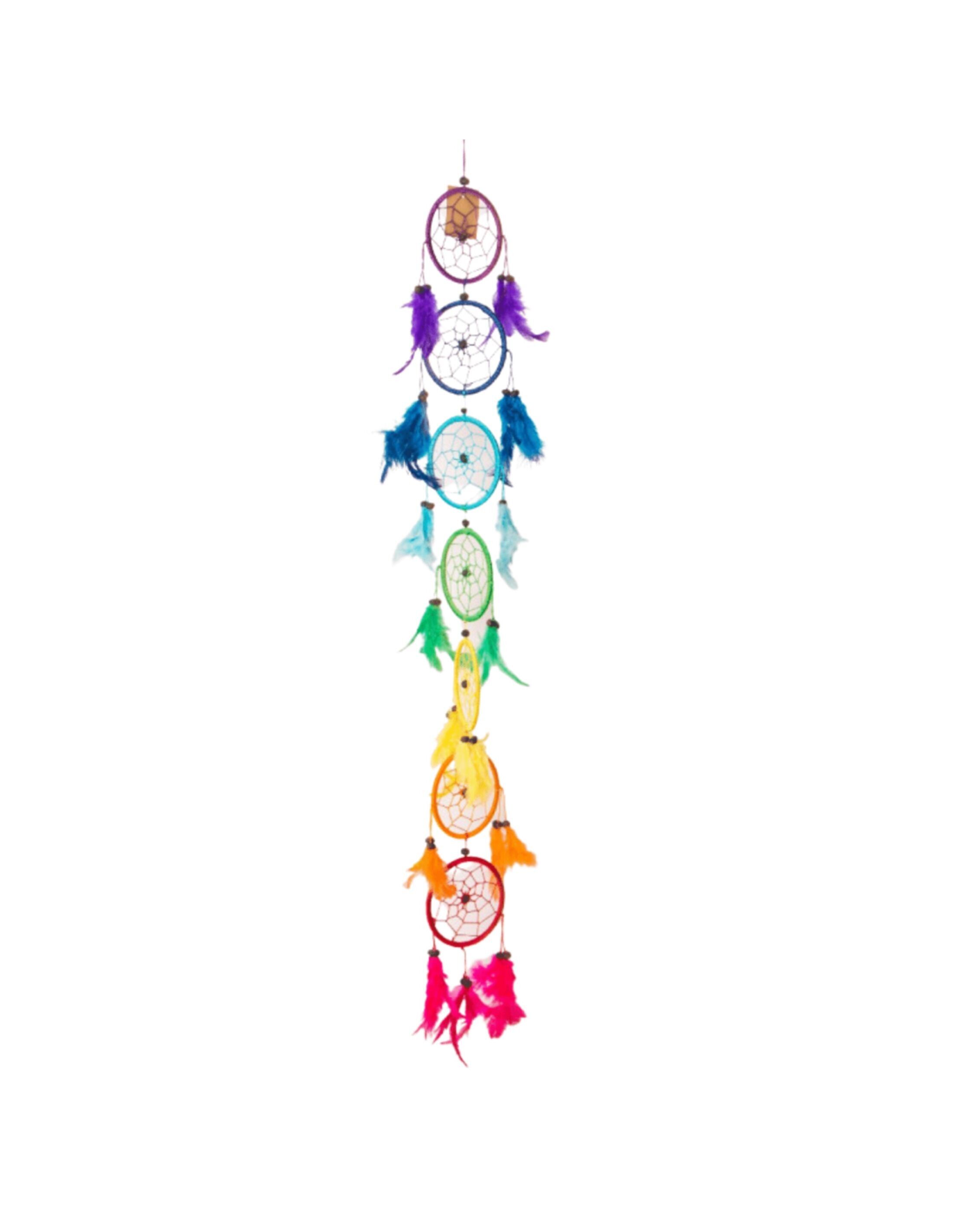 Acchiappasogni 9 cm 7 chakra - Lunghezza 75 cm