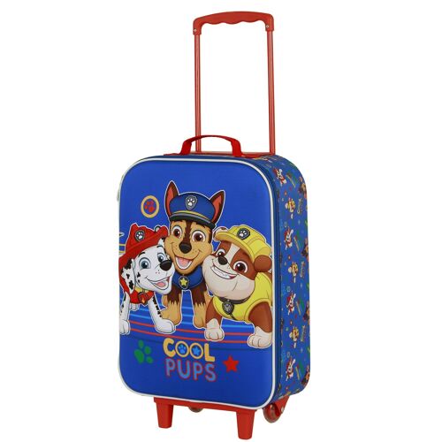 Paw Patrol La Patrulla Canina Cool-Maleta Trolley Soft 3D, Azul