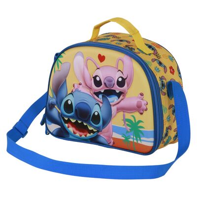 Disney Lilo and Stitch Ocean 3D Lunch Bag, Blue