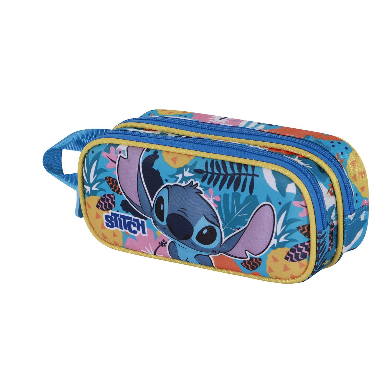 Disney Lilo et Stitch Colors - Trousse double 3D, turquoise