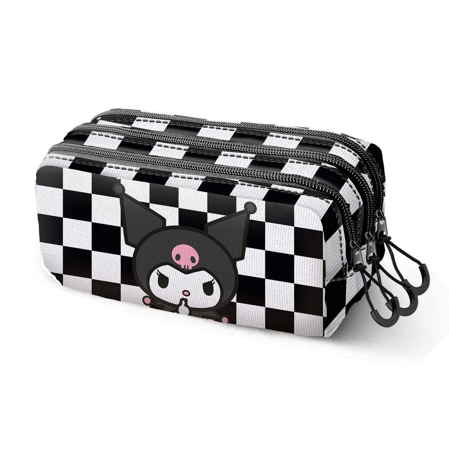 Astuccio portapenne Sanrio Kuromi B e W-Trick FAN 2.2, Nero