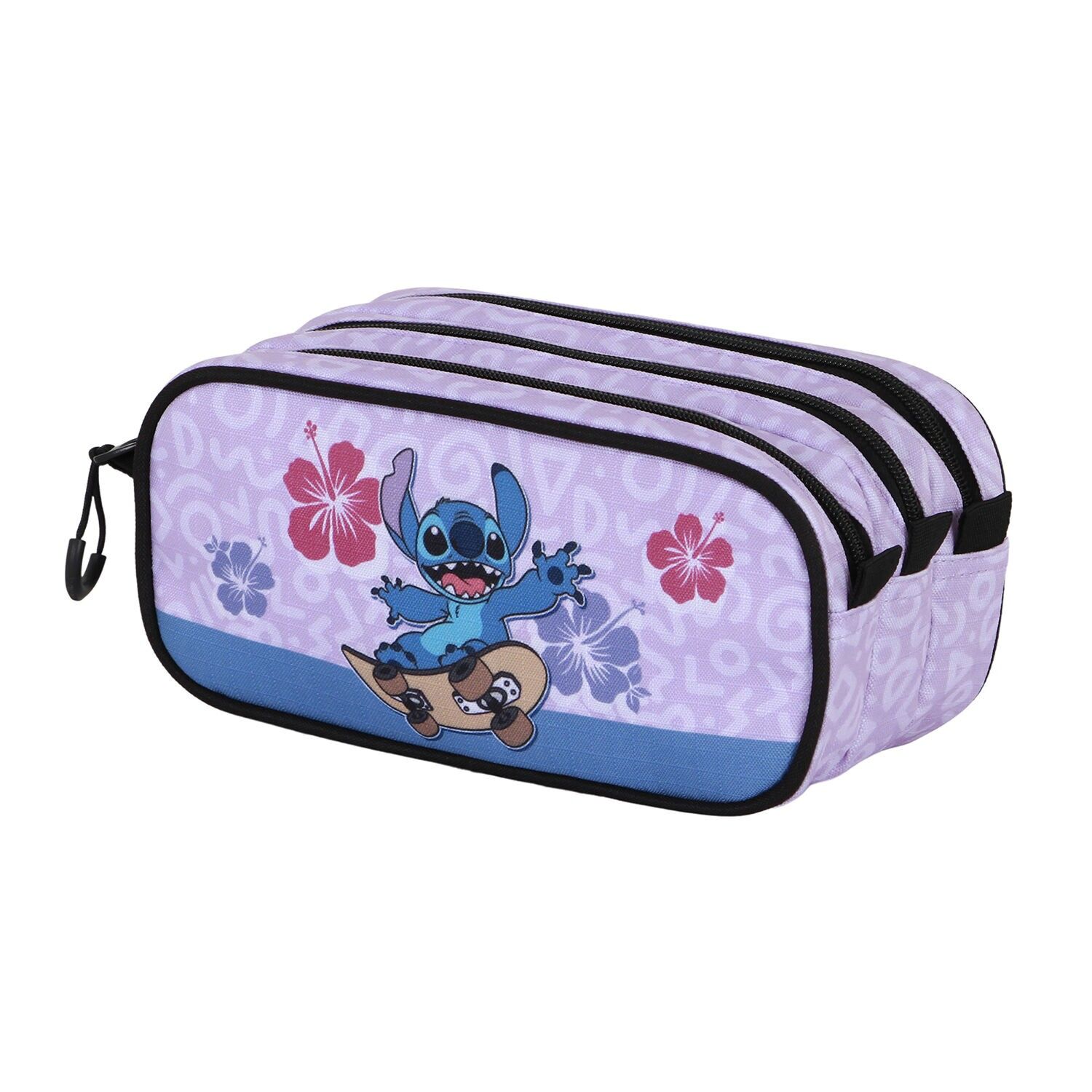 Astuccio portapenne Disney Lilo e Stitch Skate Trick FAN 2.2, Lilla