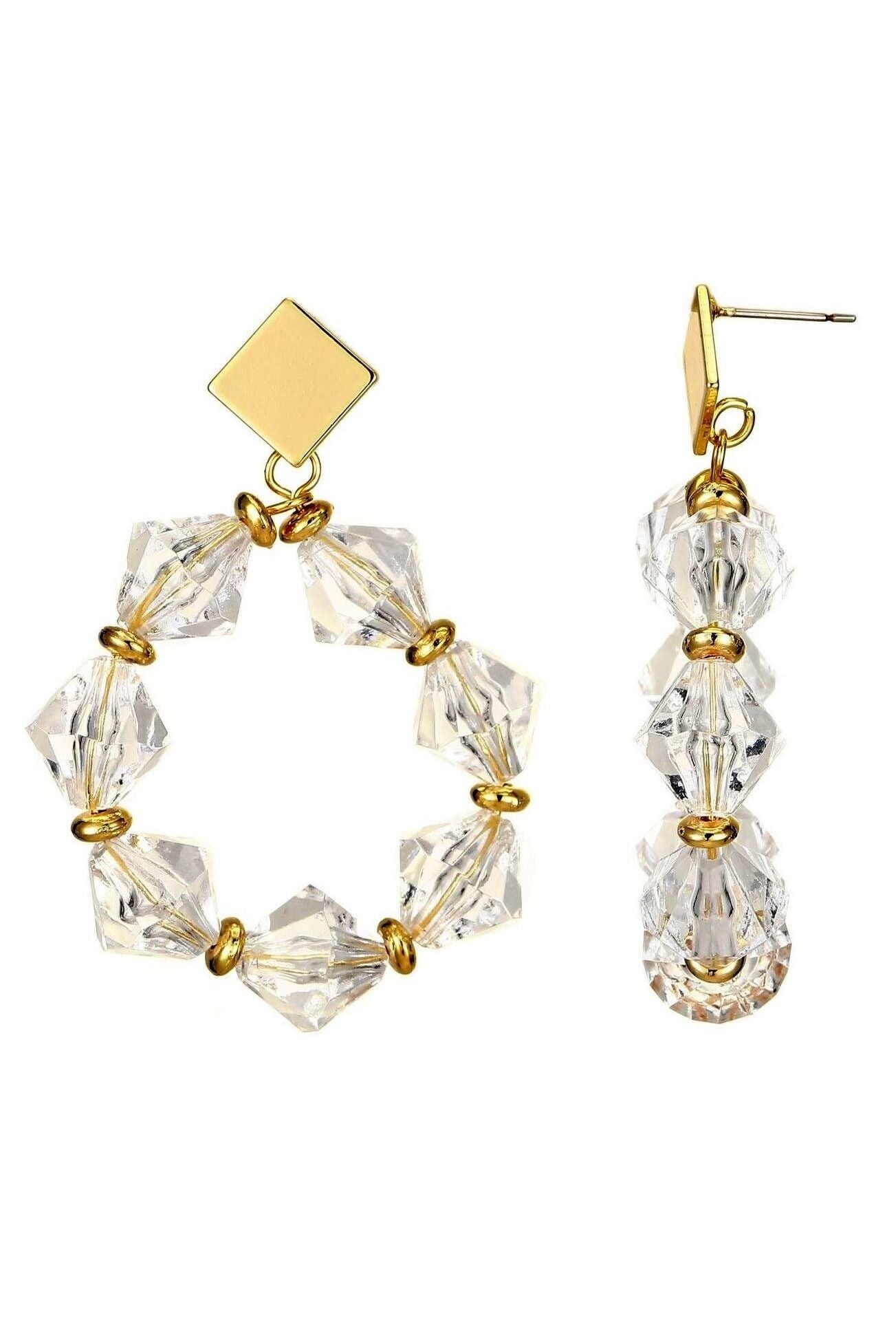 Orecchino a bottone Zephirine