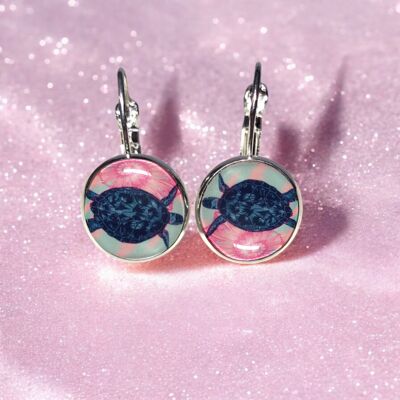 Earrings "Turtle" 12mm