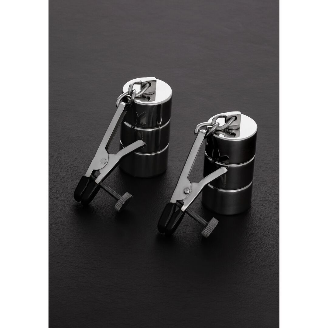 Steel by Shots - Adjustable Nipple Clamps + Interchangeable Weights - 2 Pack