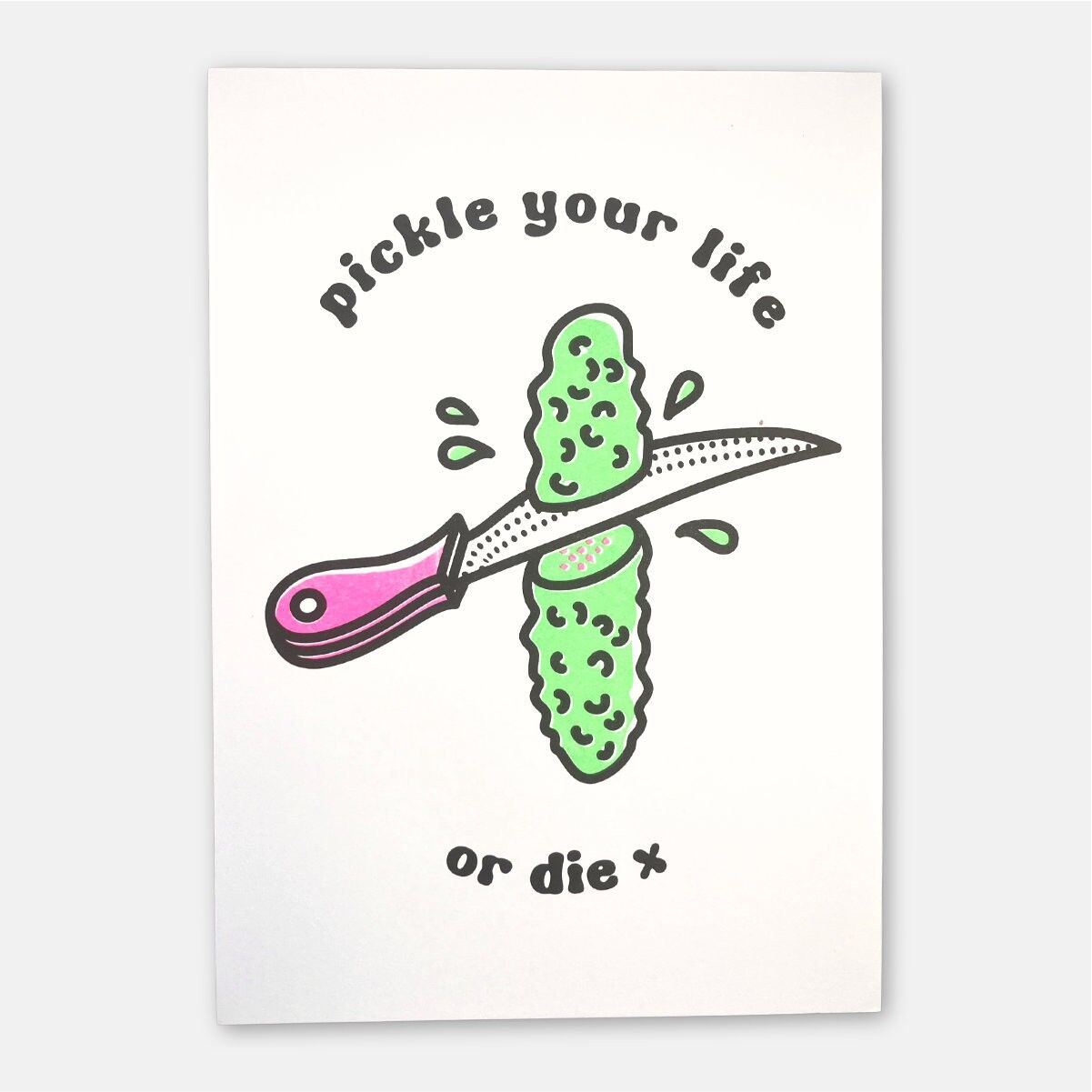 Manifesto Riso Pickle Your Life A4 | A3