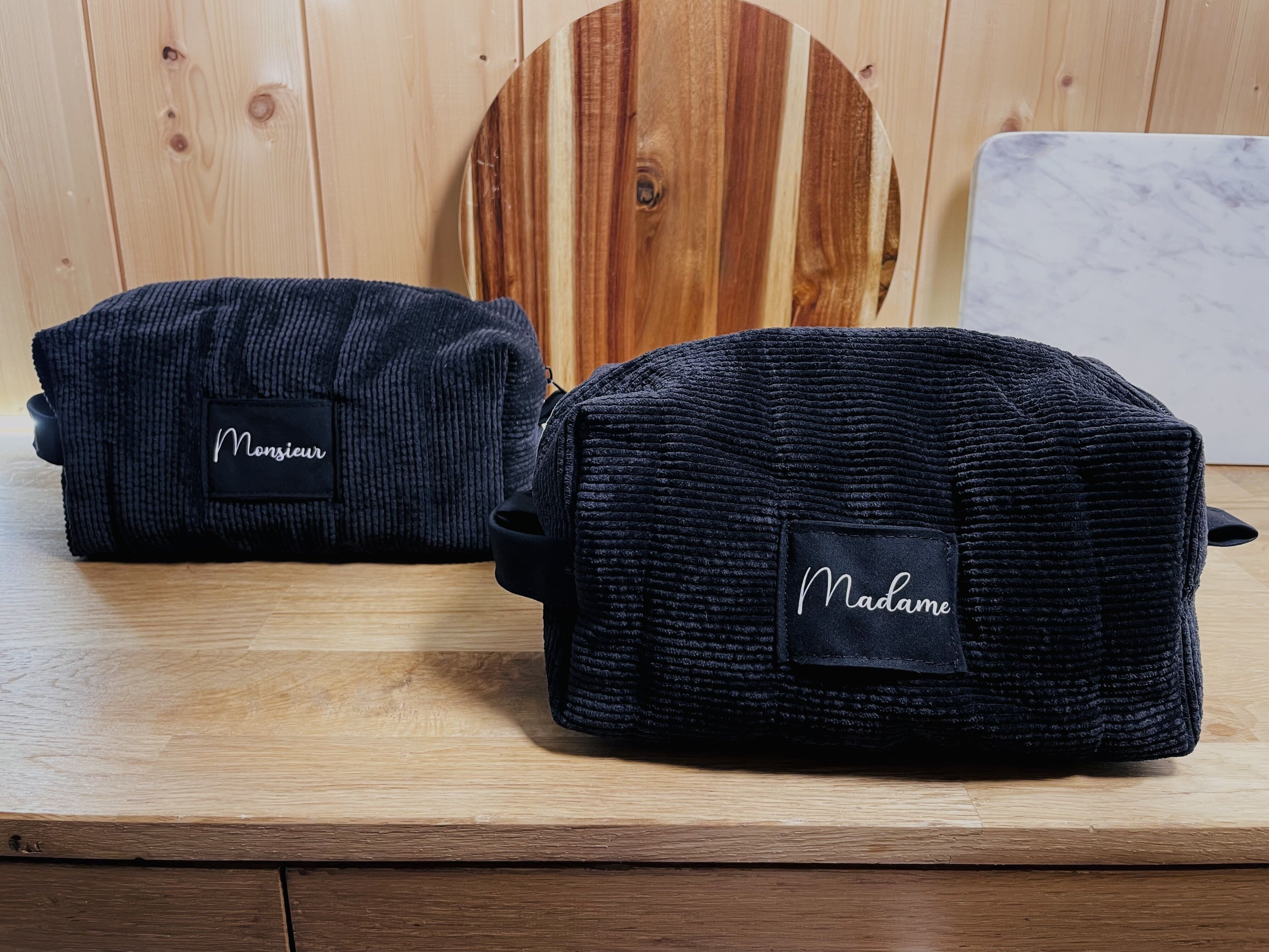 Borsa da toilette Madame Monsieur Duo