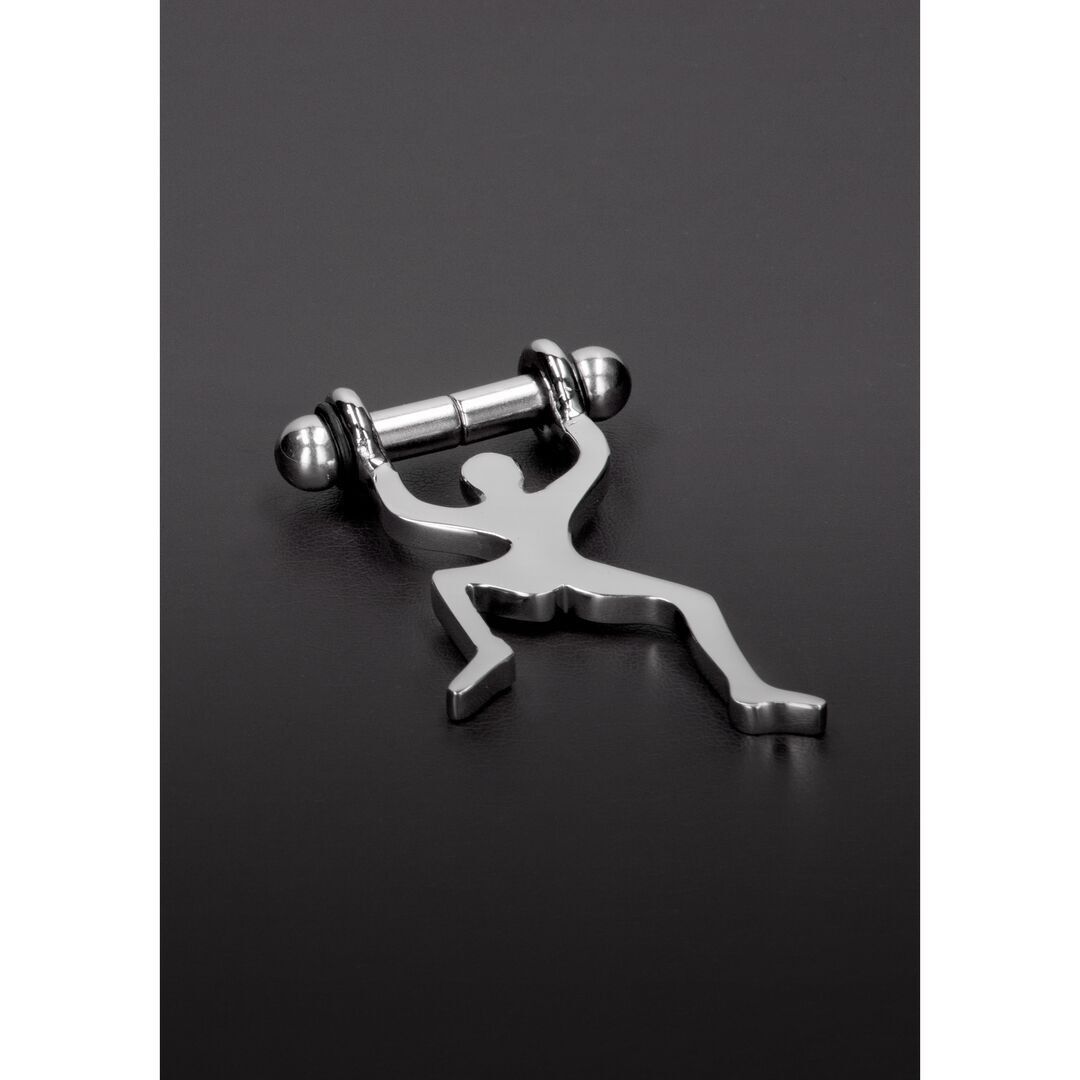 Steel by Shots - Morsetti magnetici per capezzoli Climbing Man