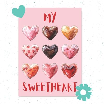 Il mio biglietto d'auguri per San Valentino "Tesoro"