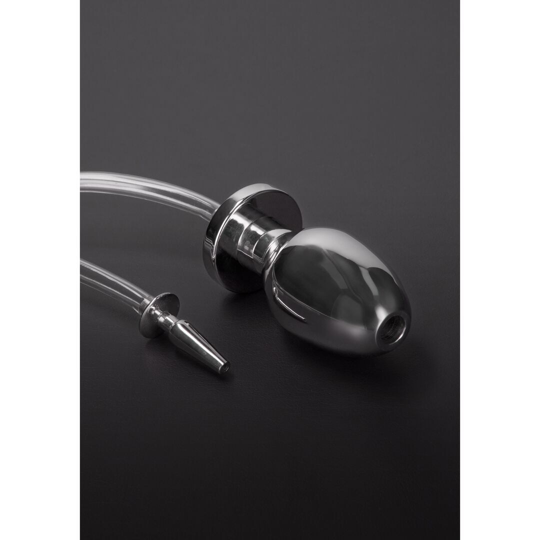 Steel by Shots - Tappo per pene Fire Hose con tappo anale