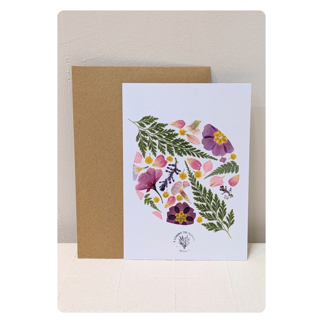 Cartolina erbario con busta LEONIE