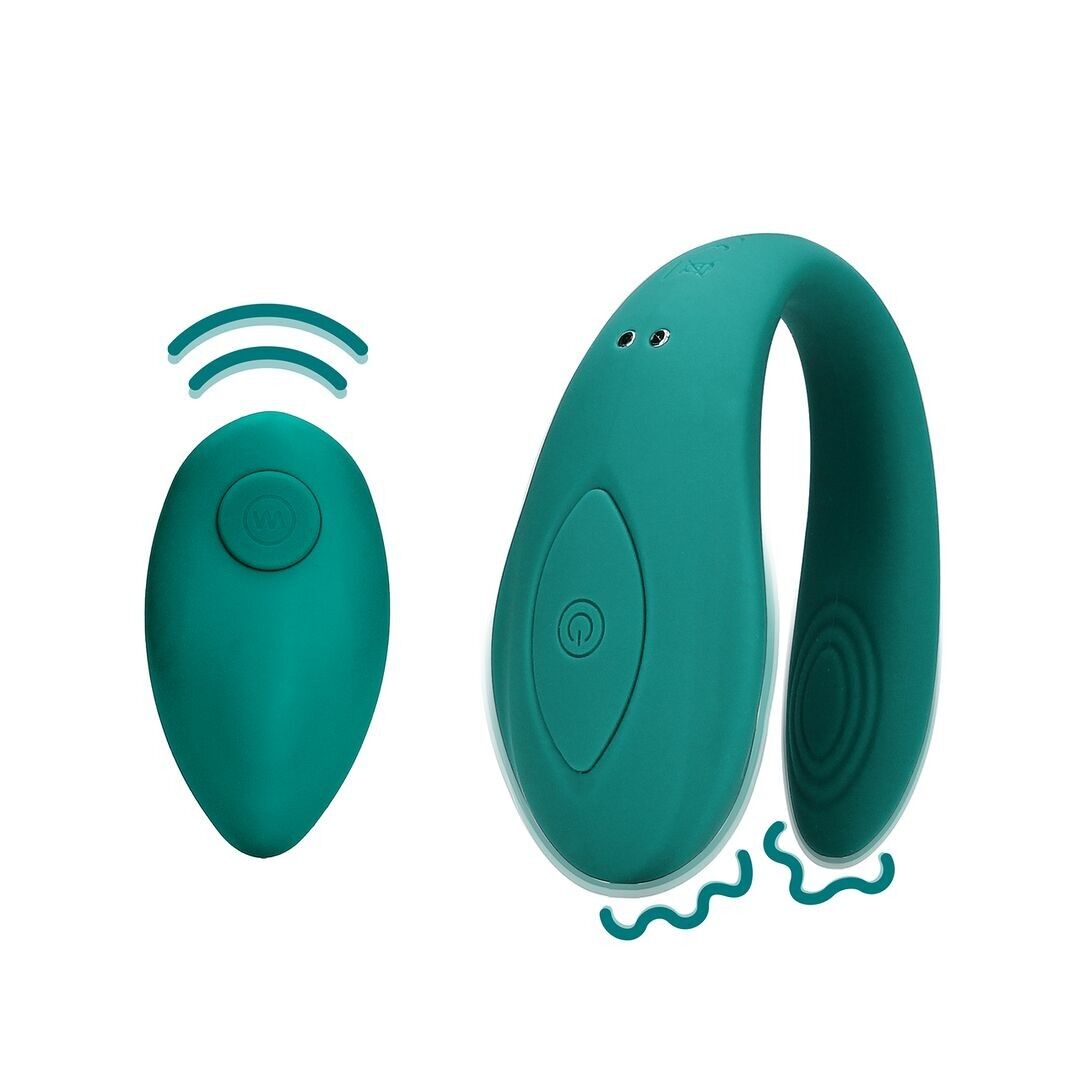 Loveline di Shots - Giocattolo per coppie telecomandato - Bimini Blue