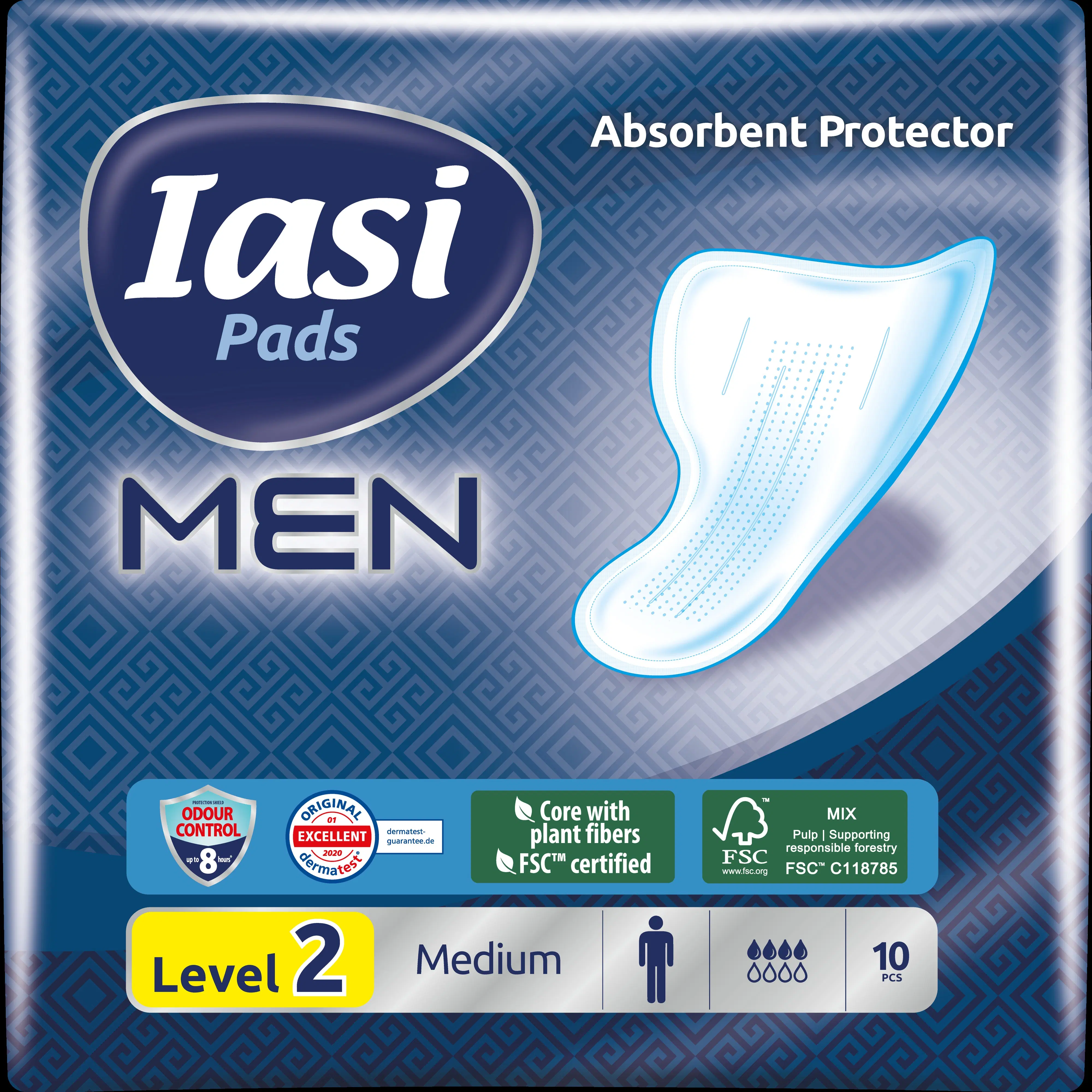 Achat IASI MEN Medium, niveau de protection 2, protections absorbantes ...