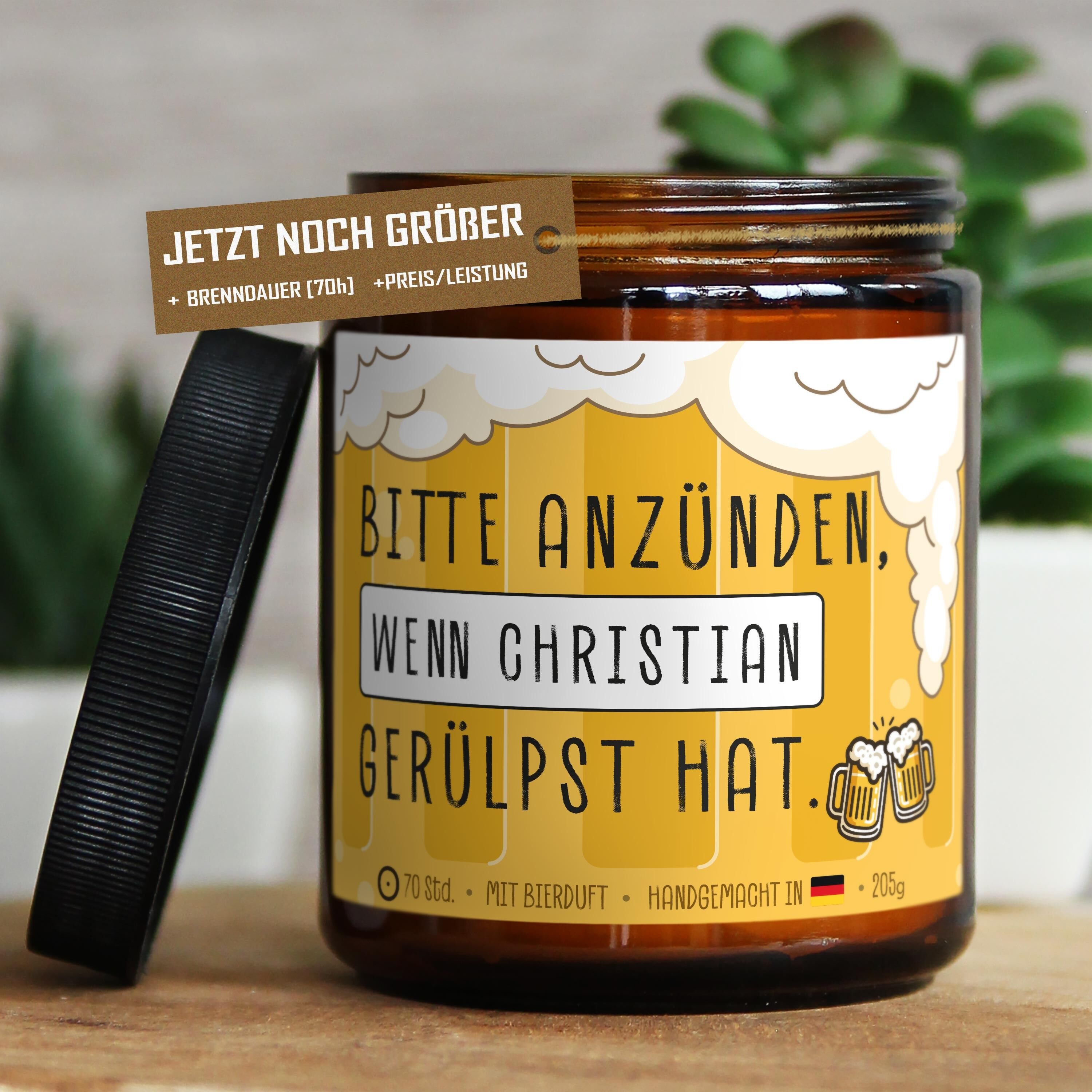 bitte anzünden, wenn... [PERSONALISIERT]