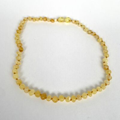 Collar de ámbar báltico - Milky