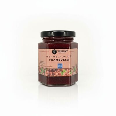 Natural Raspberry Jam 90% Fruit.Reduced Sugar Content (Only 8%)