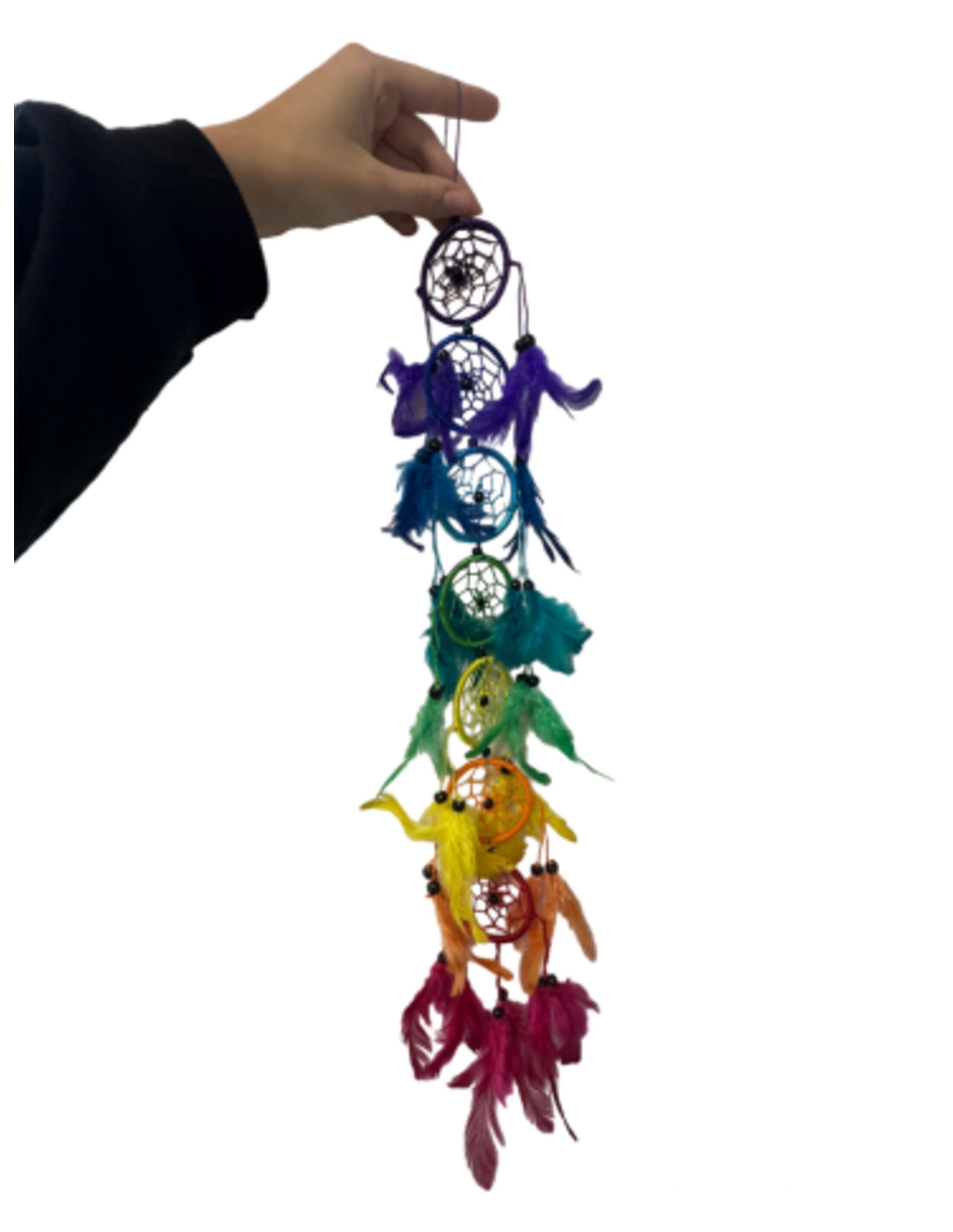 Traumfänger Regenbogen 6 cm 7 Chakren