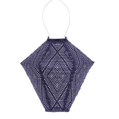 Lumiz - Lanterne Solaire Extérieure Ikat Diamond - Eclairage Solaire de Jardin - 28 cm - Future Dusk