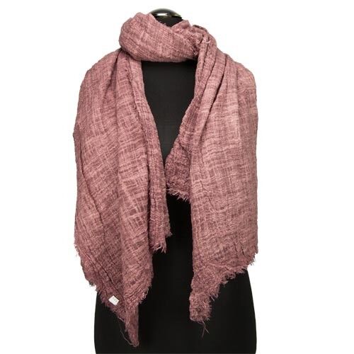 Sciarpa alla moda, 185x77cm, rosa antico