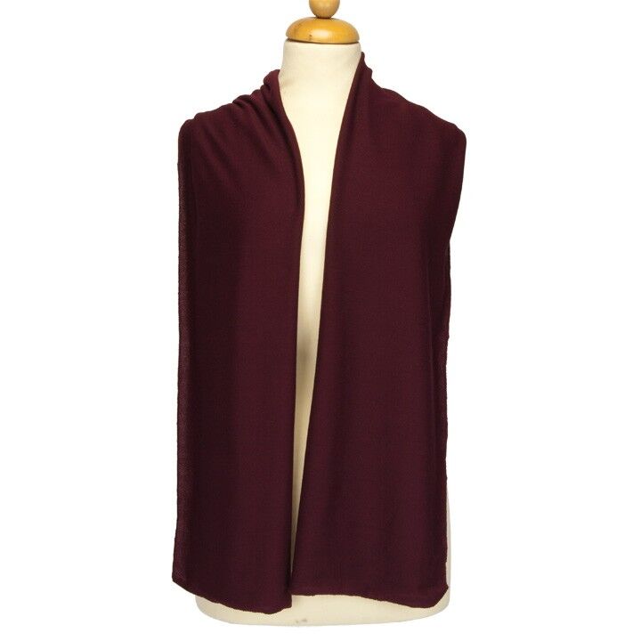 Sciarpa / Scialle Uni, 180x40cm, Bordeaux