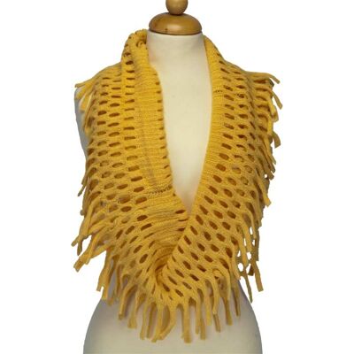 Round Scarf, 50x30mm, Gold