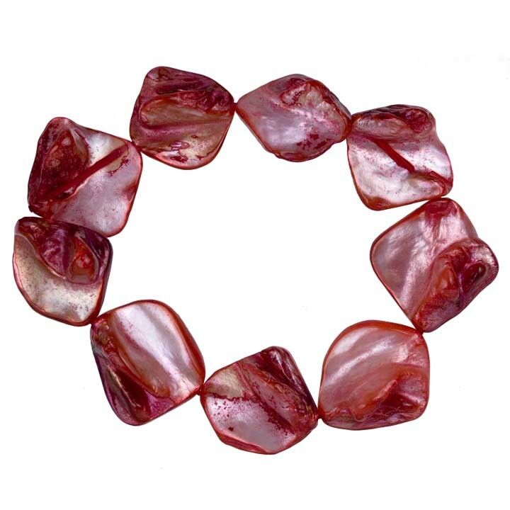Bracciale Madreperla, Rosso