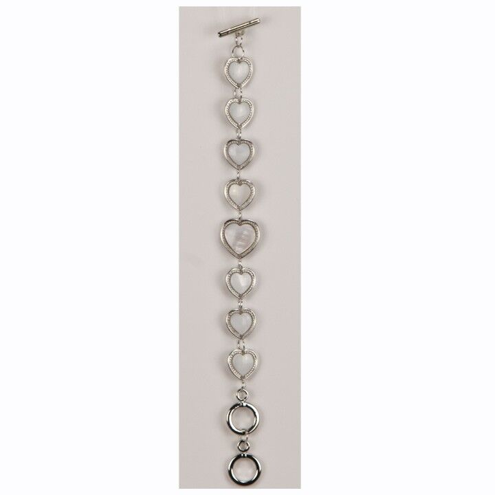 bracciale madreperla cuore