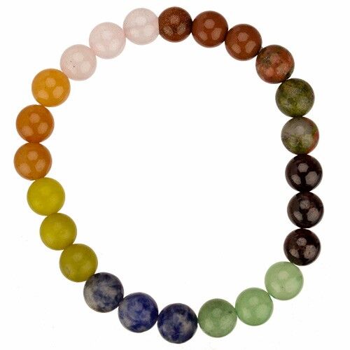 Armband gemischte Steine, 8mm