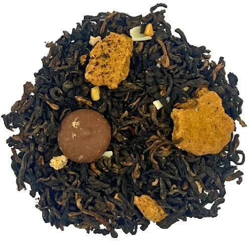 Biscotti al cioccolato - tè rosso