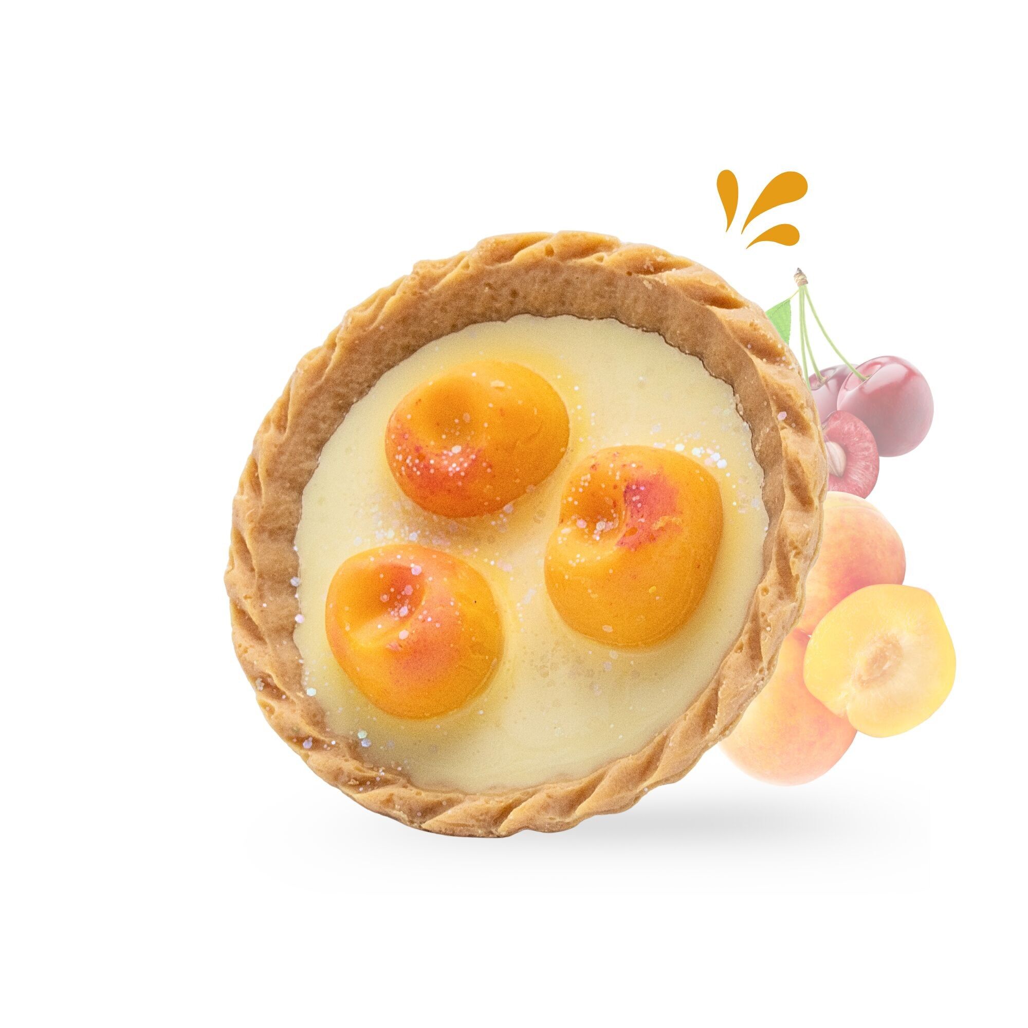 Schmelzendes Mirabellen-Pflaumen-Törtchen - Weihnachten