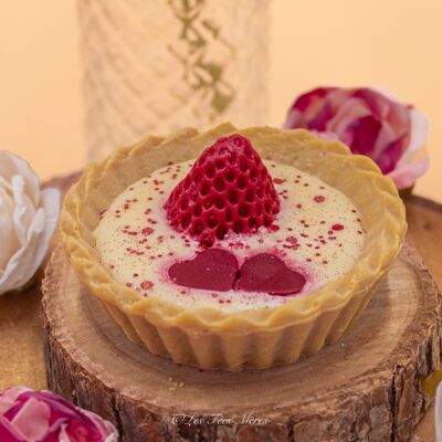 Tartelette fondante parfumée fraise - Fête des mères