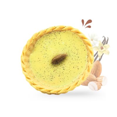 Crostatina fondente al gusto di vaniglia e mandorle - Festa della Mamma