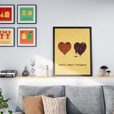 Carta illustrata Piccolo cuore che si scioglie