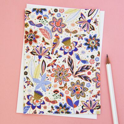 Paradisio illustrated Greetings Card