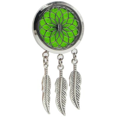 Car Diffuser Clip'Arôme - Dream Catcher - Stainless Steel with Blotters - Decorative Aromatherapy Accessory - Gift Idea