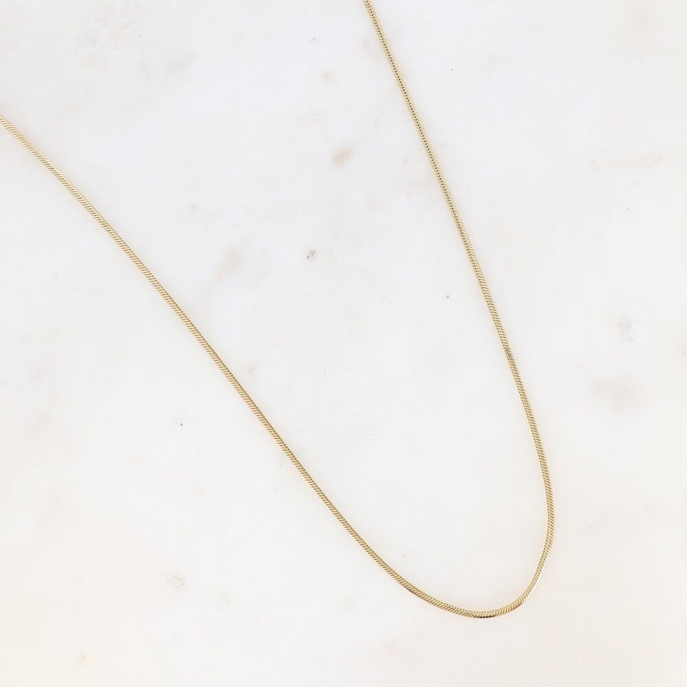 Halskette Tímea – Schlangengeflecht