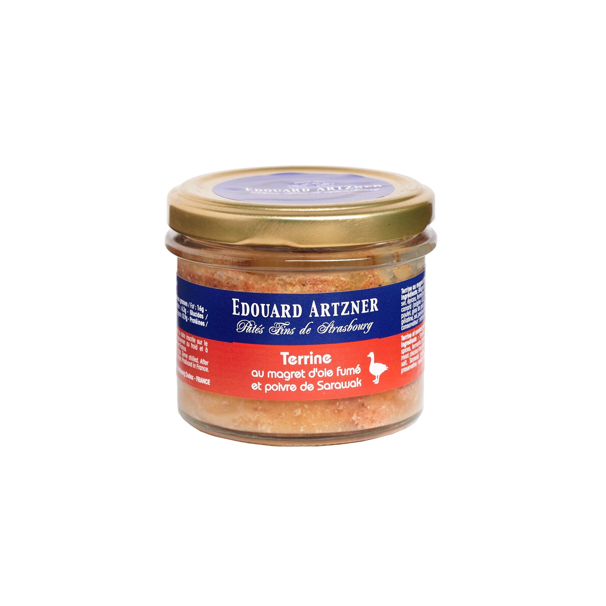 Terrina di petto d'oca affumicato e pepe di Sarawak - 100 g
