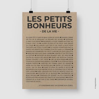 A4 poster "The little joys of life"
