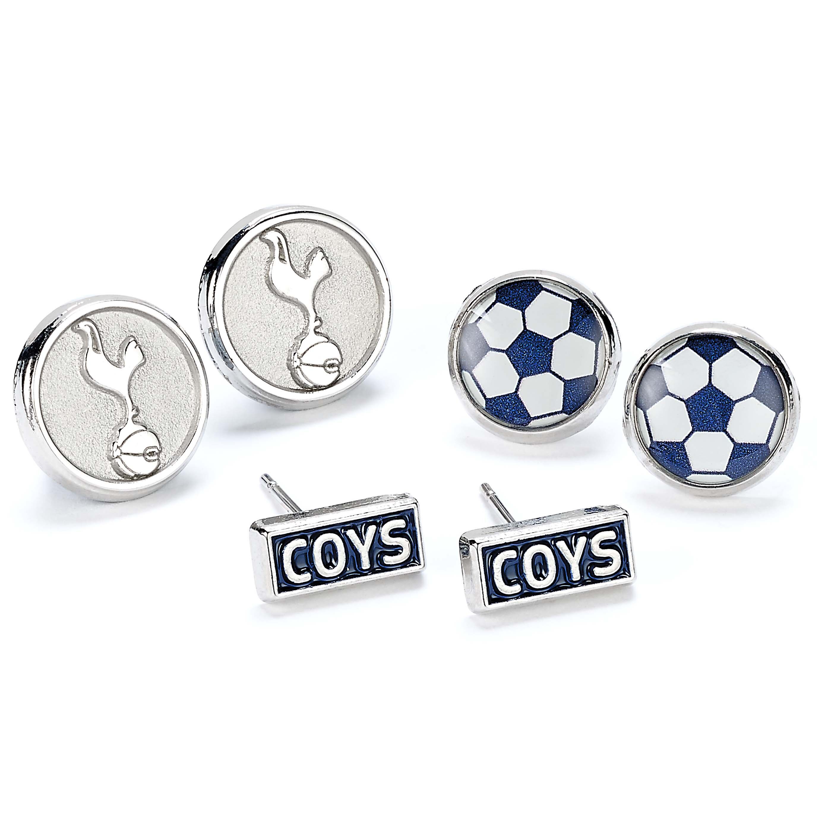 Tottenham Hotspur Ohrstecker-Set mit 3 Paaren