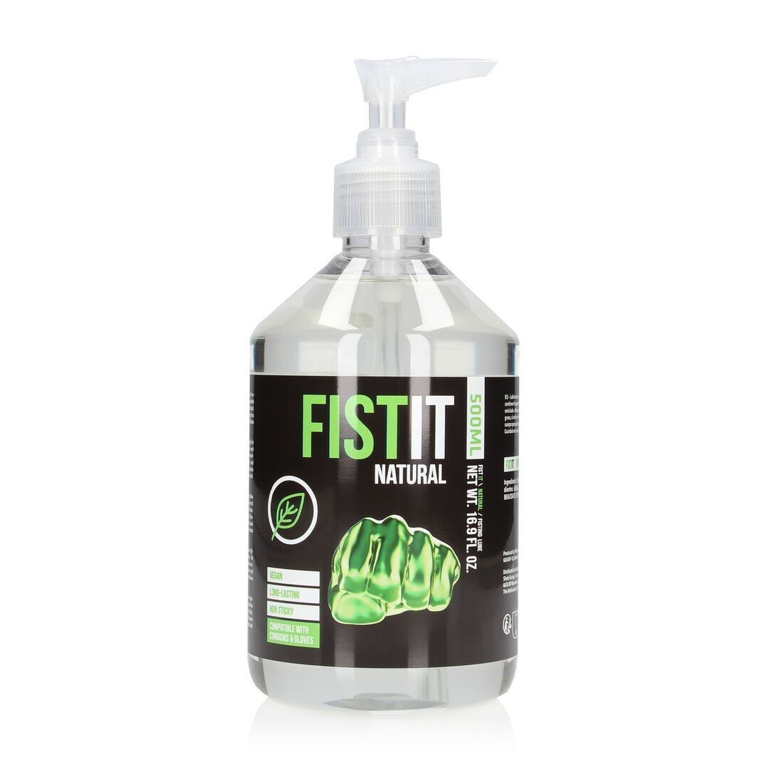 Fist It von Shots – Natürliches Gleitmittel auf Wasserbasis – 17 fl oz / 500 ml – Pumpe