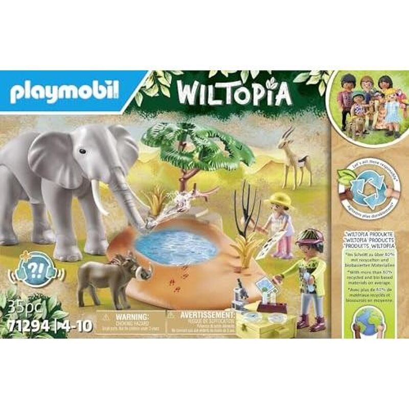 Playmobil Wiltopia – Bateau De Surveillance Des Récifs Coralliens – Catamaran Solaire, 67 Pièces, Dès 4 Ans