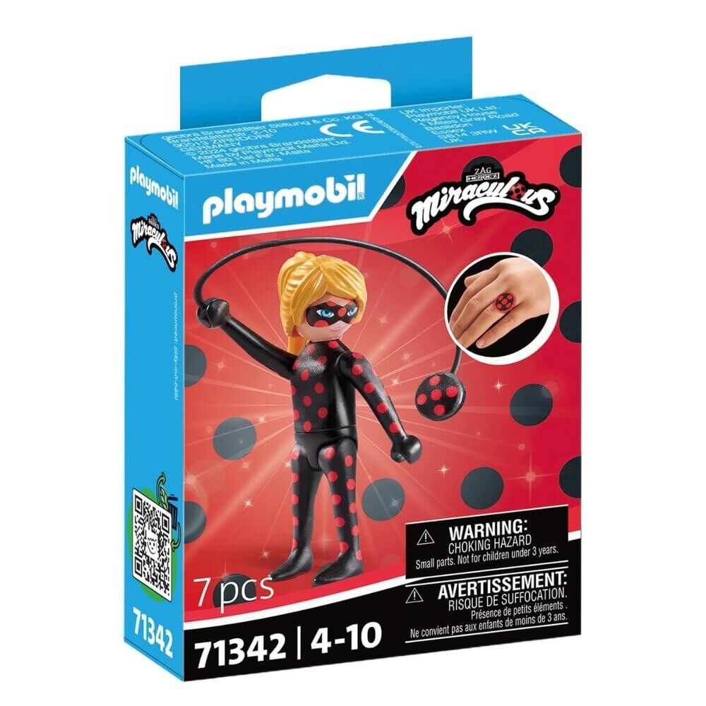 Playmobil 71342 Miraculous: Antibug - Miraculous - Include Antibug e vari accessori - Le avventure di Ladybug e Chat Noir - Dai 4 anni in su