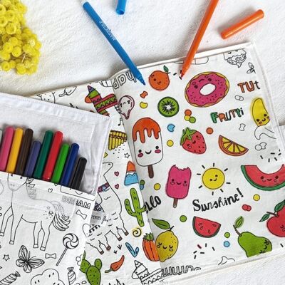 Livre de coloriage lavable