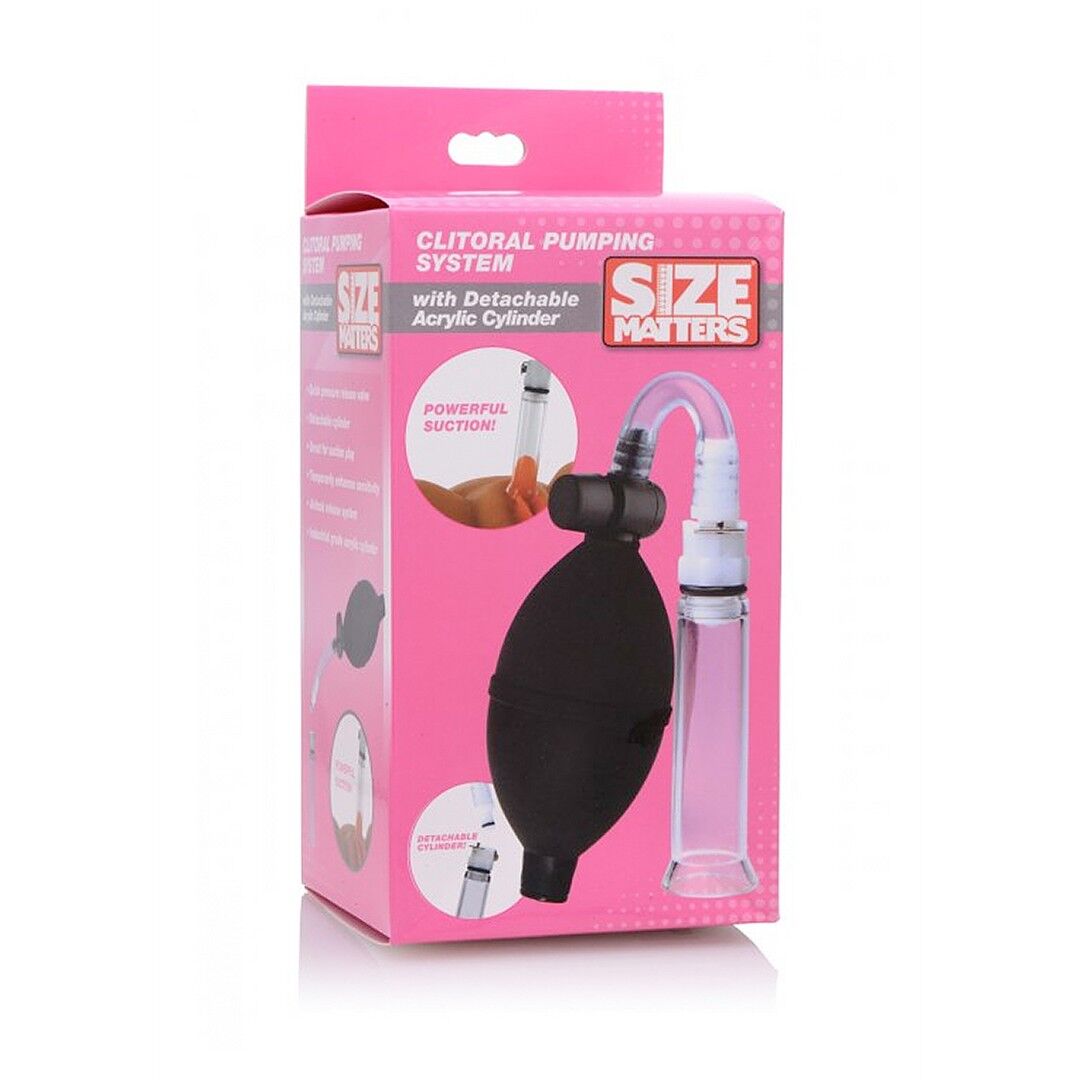 Auf die Größe kommt es an - Klitorispumpensystem mit abnehmbarem Acrylzylinder