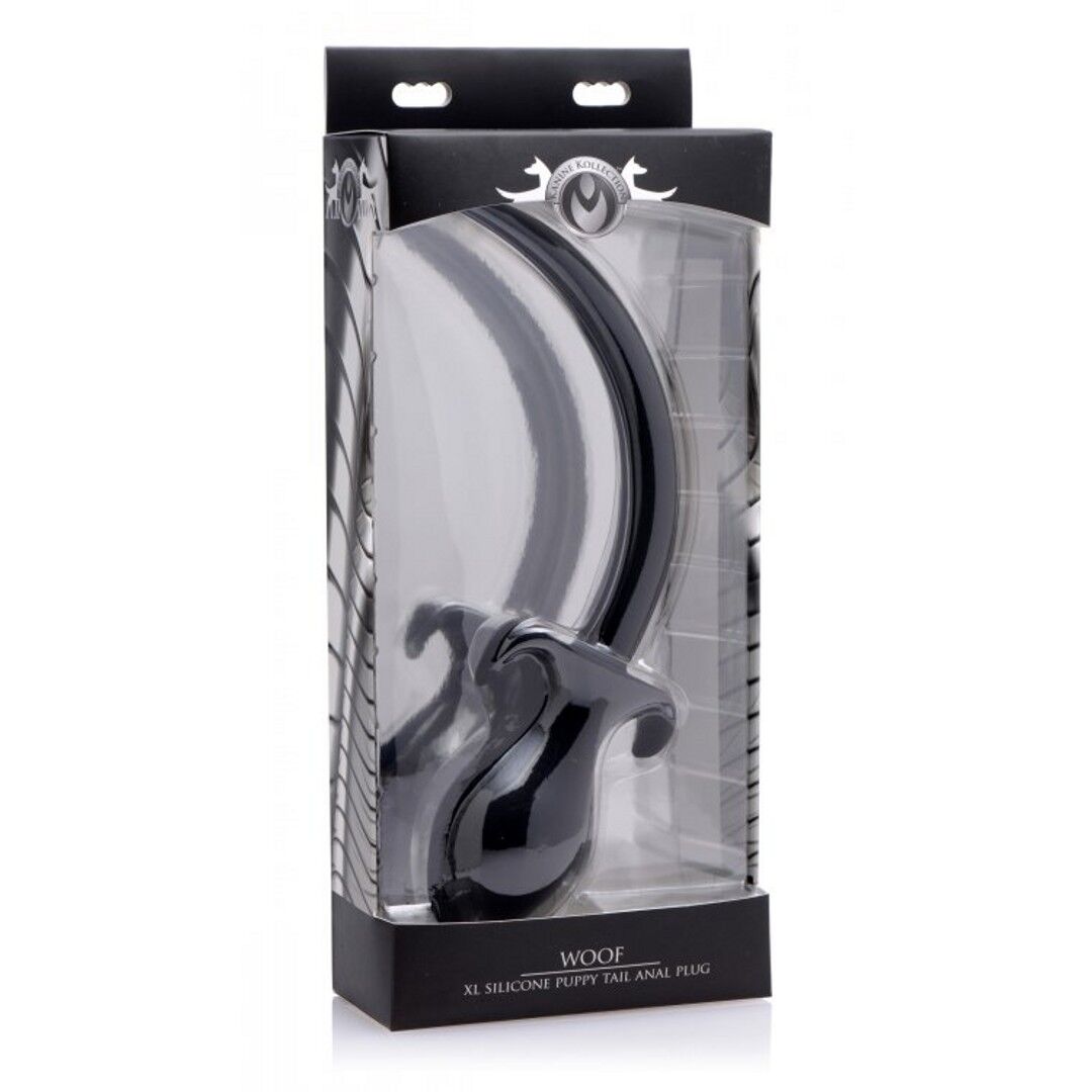 Woof XL - Plug anale in silicone con coda di cucciolo