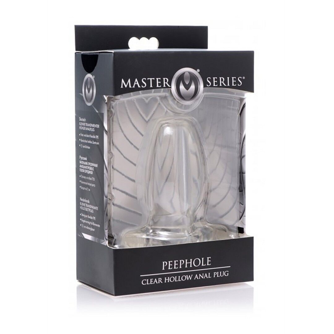 PeepHole - Plug anal creux transparent - Petit