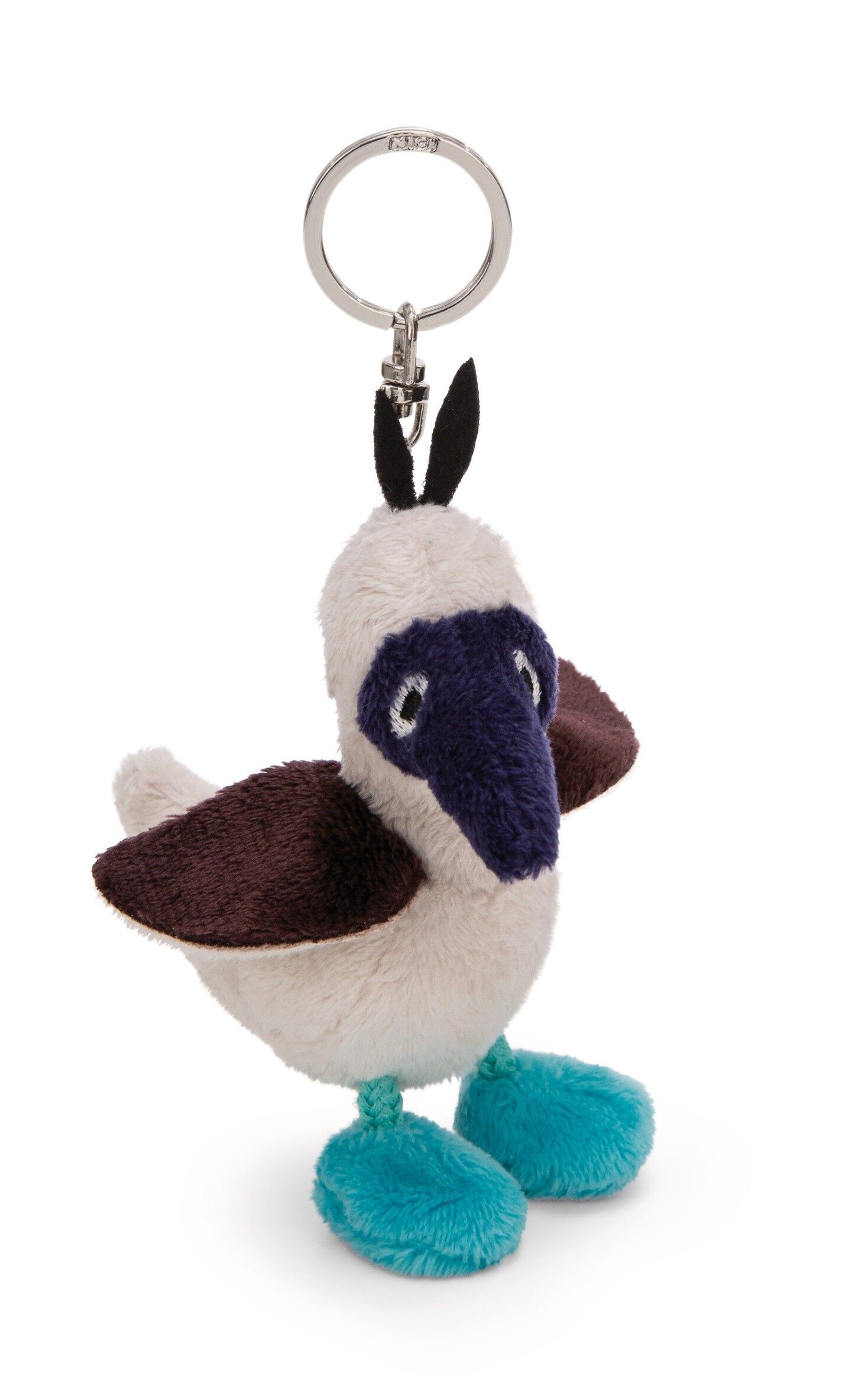 Keyring Blue-footed Booby Sula 10cm GREEN